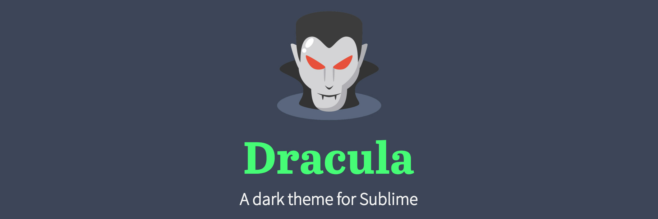 Logo: dracula theme
