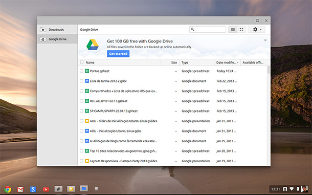 Chromebook - Filesystem