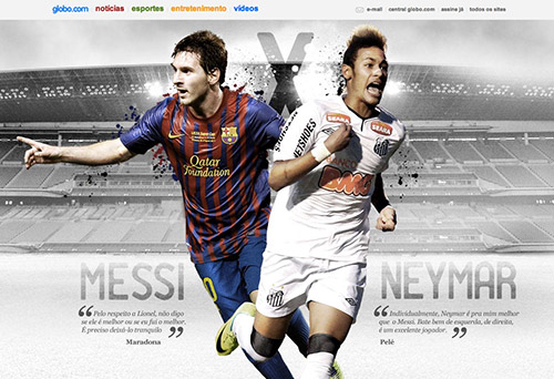 Projeto Messi vs Neymar